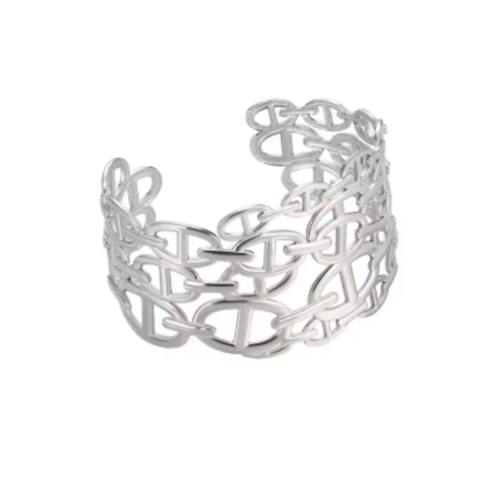 Women's Stainless Steel Cuff Bracelet, Trending Bracelet, Women's Jewelry, Cuff